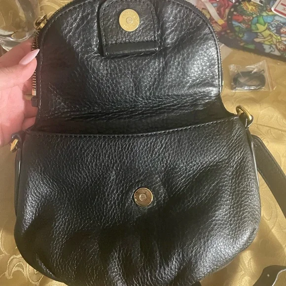 MARC BY MARC JACOBS Mini Q Natasha BLACK Leather Crossbody Bag - Picture 5 of 15